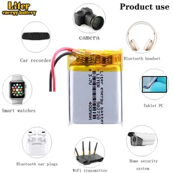 582728 3.7V 400mAh Rechargeable li-Polymer Li-ion Battery For Q50 G700S K92 G36 Y3 Children's smart watches mp3 582828 602828