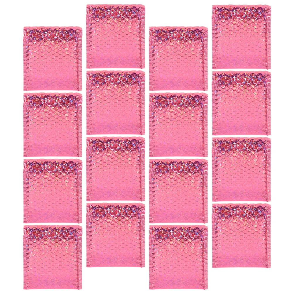 

50Pcs Bubble Packaging Bags Strong Adhesive Shipping Pouches Self-Seal Mailing Bags for Packing Logistics