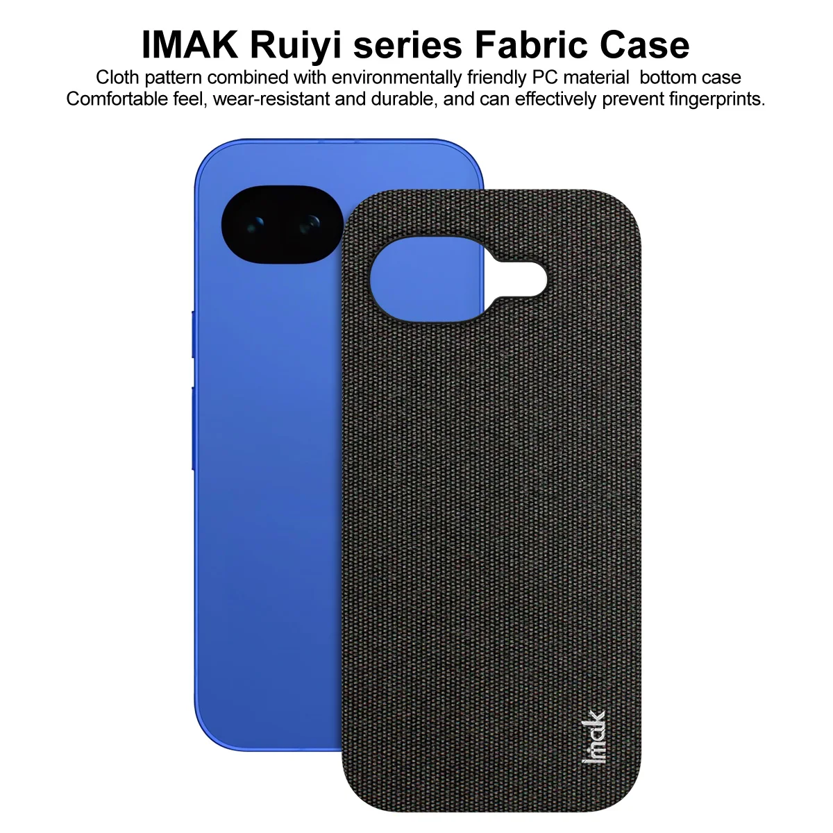 Etui z tkaniny serii IMAK Ruiyi do Google Pixel 10a, twarda obudowa — zdjęcie produktu 3
