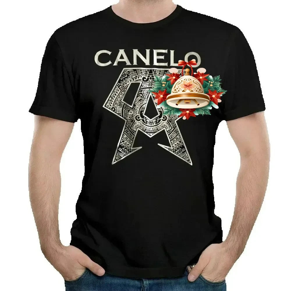 Classic Mexican Boxer Canelo Alvarez Logo T-Shirt 100% Cotton O-Neck Short Sleeve Summer Casual Mens T-shirt Fashion Streetwear