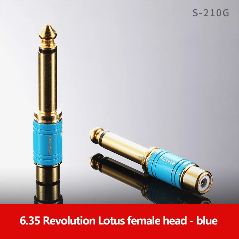 Audio TS 6,5 6,35mm Stecker auf Phono RCA Buchse Kopfhörer Verstärker Audio Adapter Mikrofon 6,3 Zu RCA Konverter – Detail 4