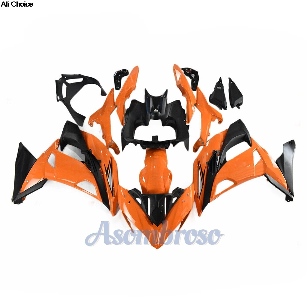 Motorcycle Fairings Injection ABS Plastic Bodywork Set for NINJA 650 ER-6F ER650 2017 2018 2019 Orange Color - view 4