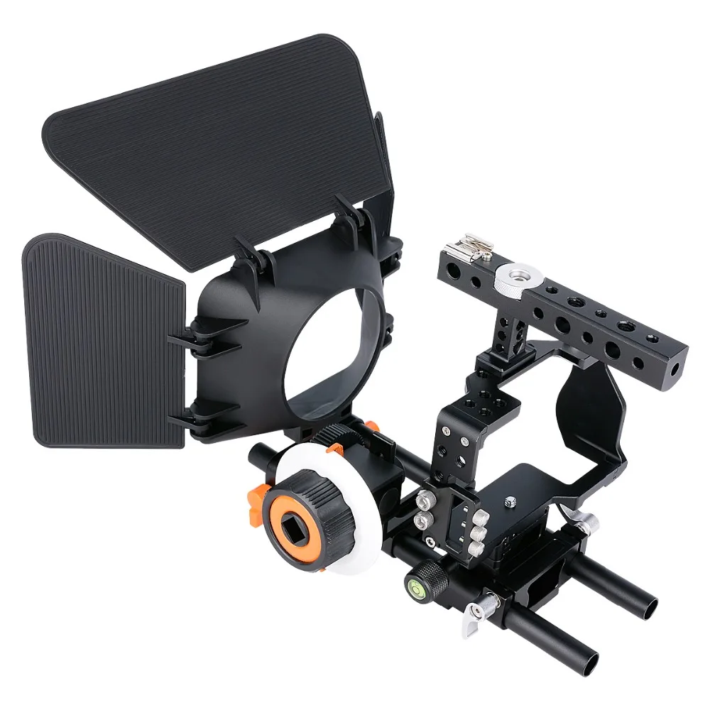 

Ye Orchid Valley Professional Shooting Equipment DSLR Camera Cage Kit , With Matte Box , Follow Focus A6000, A6300, A650
