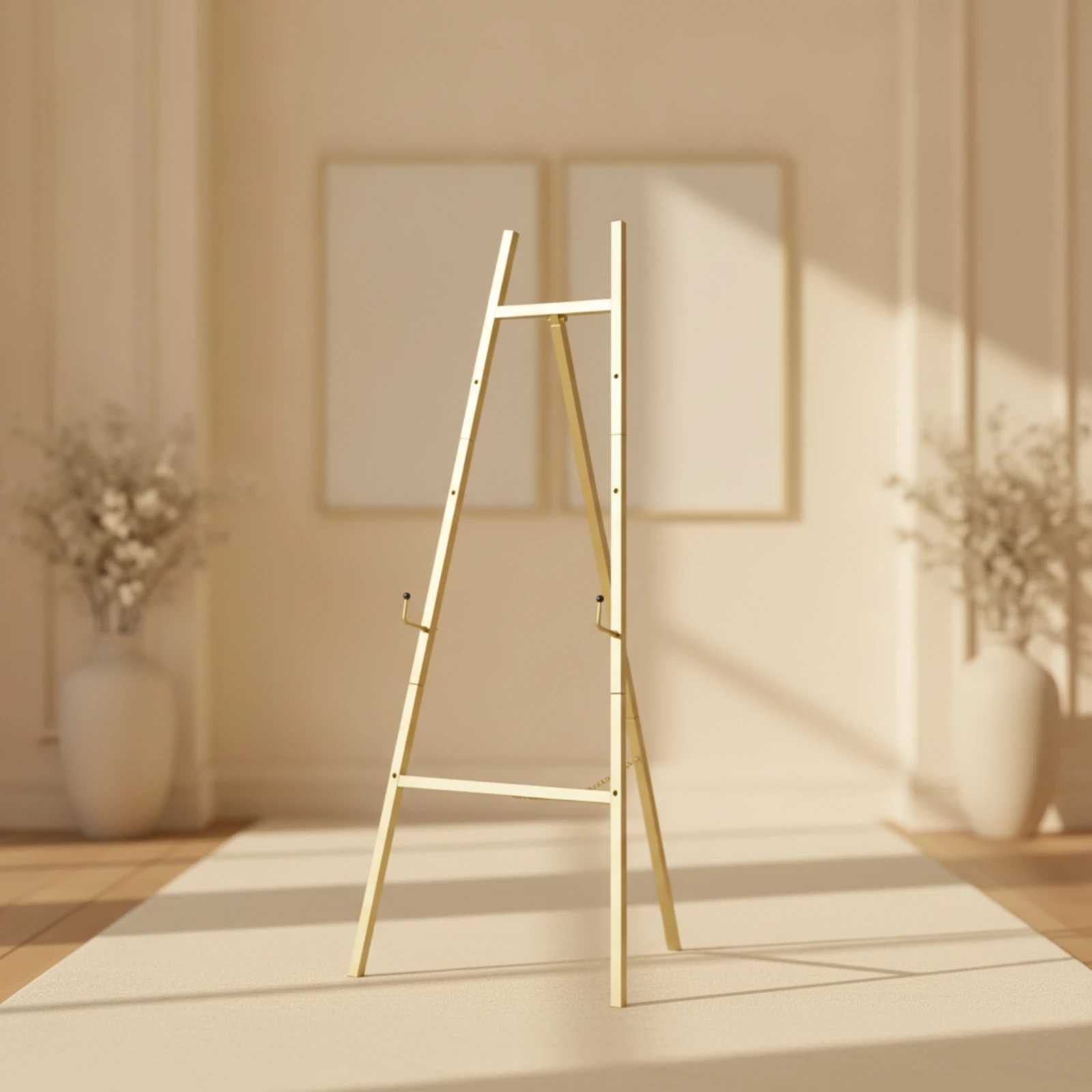 Adjustable Display Easel Stable Metal Display Easel Versatile Sturdy for Weddings, Art Studios