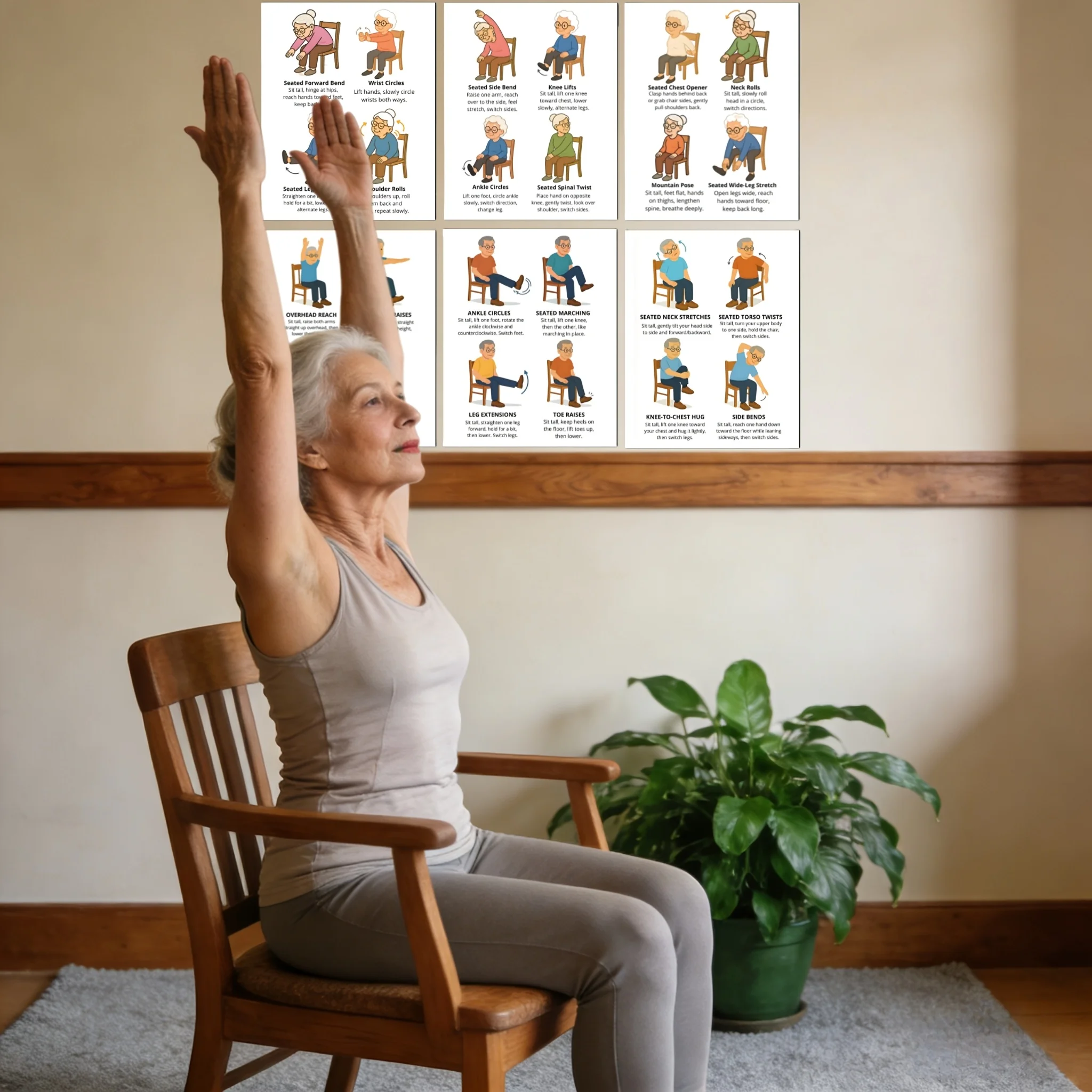Chair Yoga Exercise Workout Sh - Home Gym Guide 评论和价格