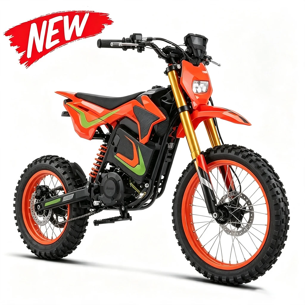 F18 OEM Adult E-Dirt Bike Off-Road 6000W Mid-Drive LCD NFC 60V Manufacturer Motorcycle