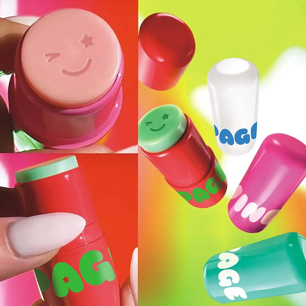 4 Color Smile Lip Balm Hydrating Formula for Dry Chapped Lips Repair Daily Moisturizing Care Cute Design Korean Lipstick