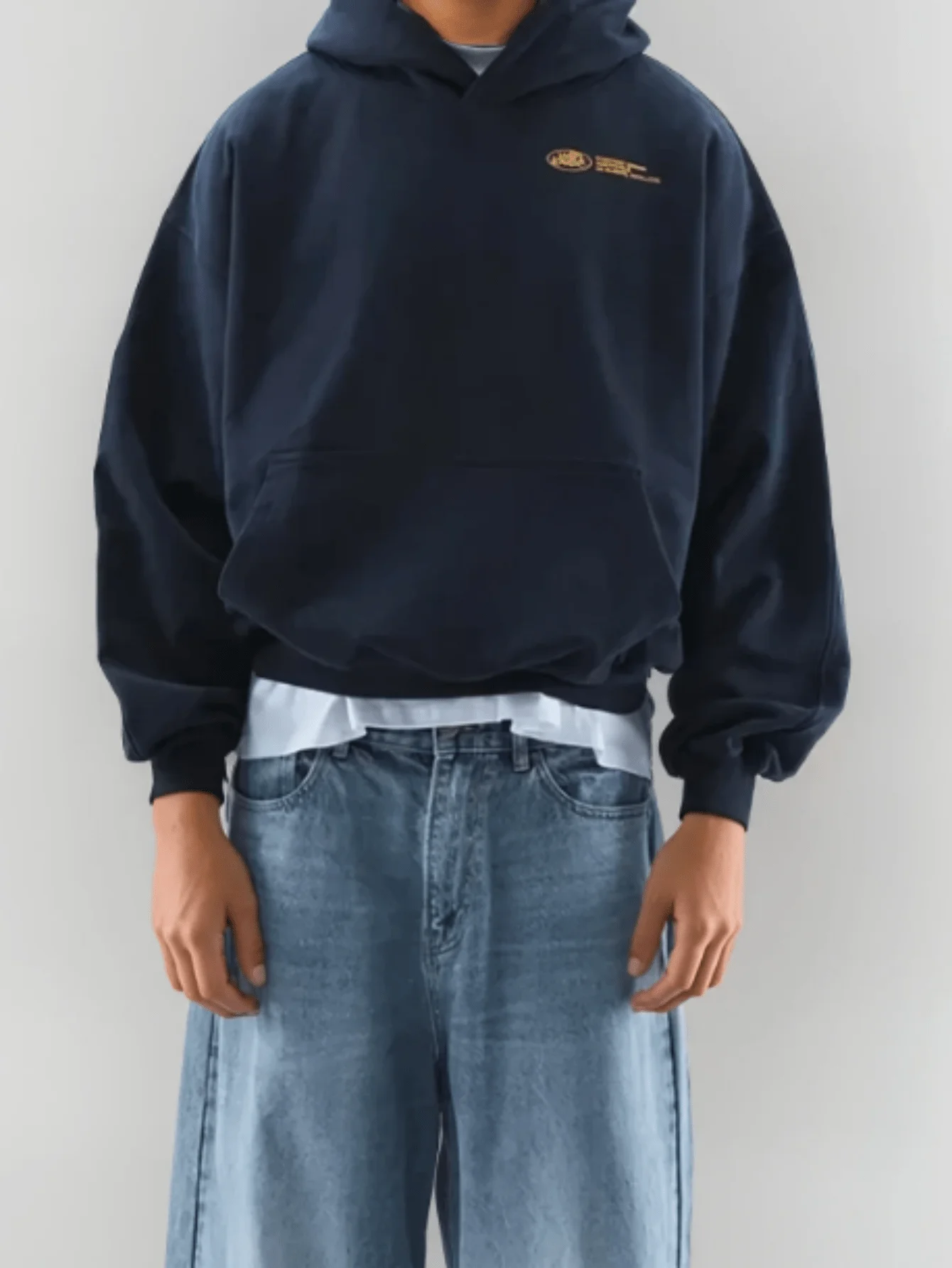 سترة نسائية أنيقة بغطاء للرأس - بلوفر باللون الأزرق الداكن مع غطاء للرأس، ملابس خارجية كاجوال بأكمام طويلة للأحداث اليومية والمناسبات الرسمية #5