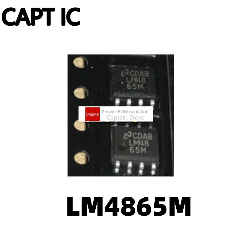 5PCS LM4865 LM4865MX LM4865M SOP8 package