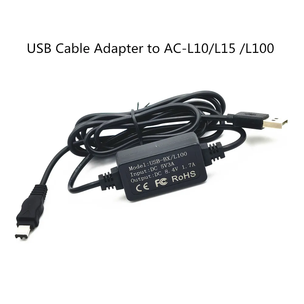 AC-L100 AC-L10A AC-L15A AC-L100A 5V USB ドライブケーブル電源ソニー