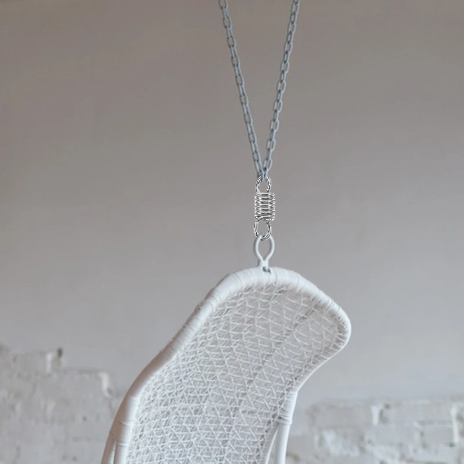 

2pcs Hammock Fixing Spring Heavy Duty Metal Suspension For Outdoor Swing Chair Patio Hanging Egg Chair Replacement