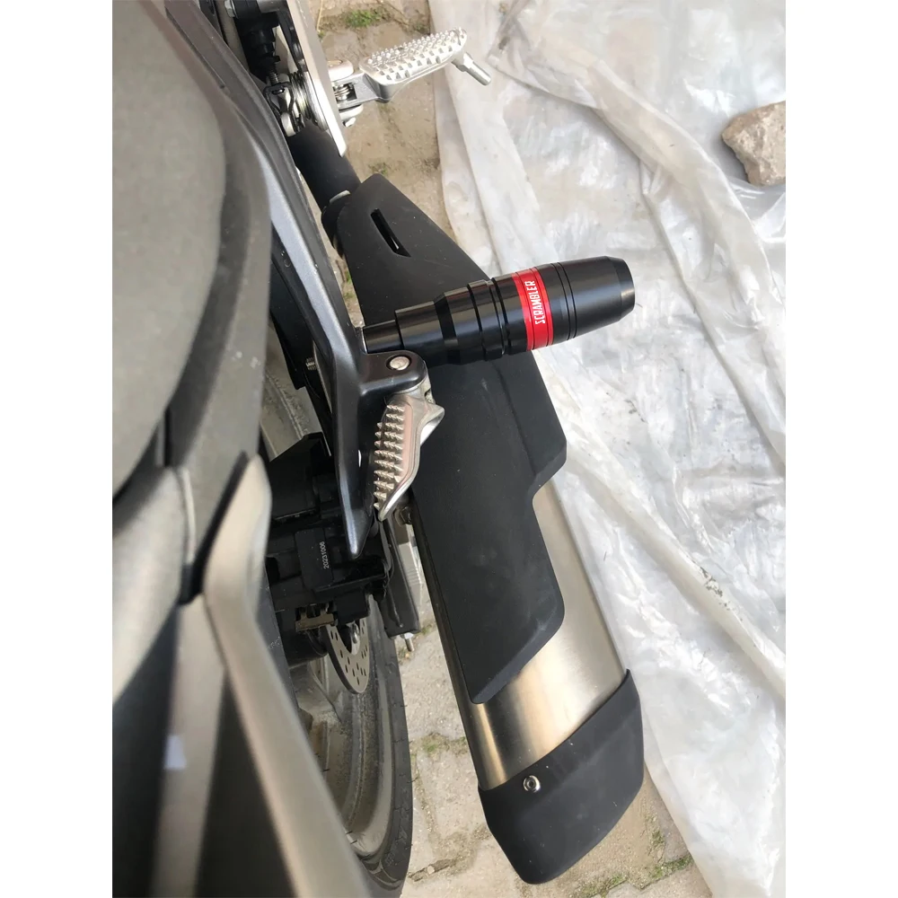 Tampons de protection de cadre de moto pour DucSauScramJeff, curseurs de carter de moteur, barre anti-chute, tuyau d'accès, 400, 800, 2014, 2015, 2016, 2017, 2018, 19