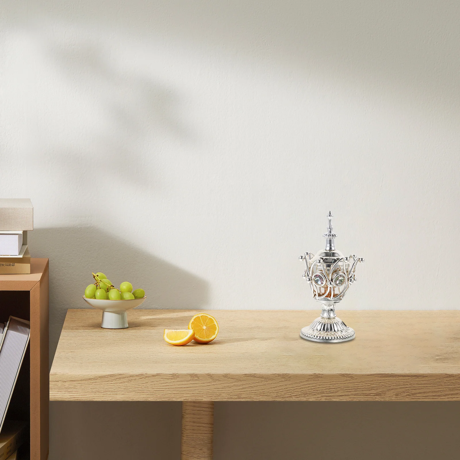 

Electric Metal Incense Burner Sturdy Iron Desktop Table Centerpiece Plug-in Aroma Burner Safe Home Decor Eu Plug