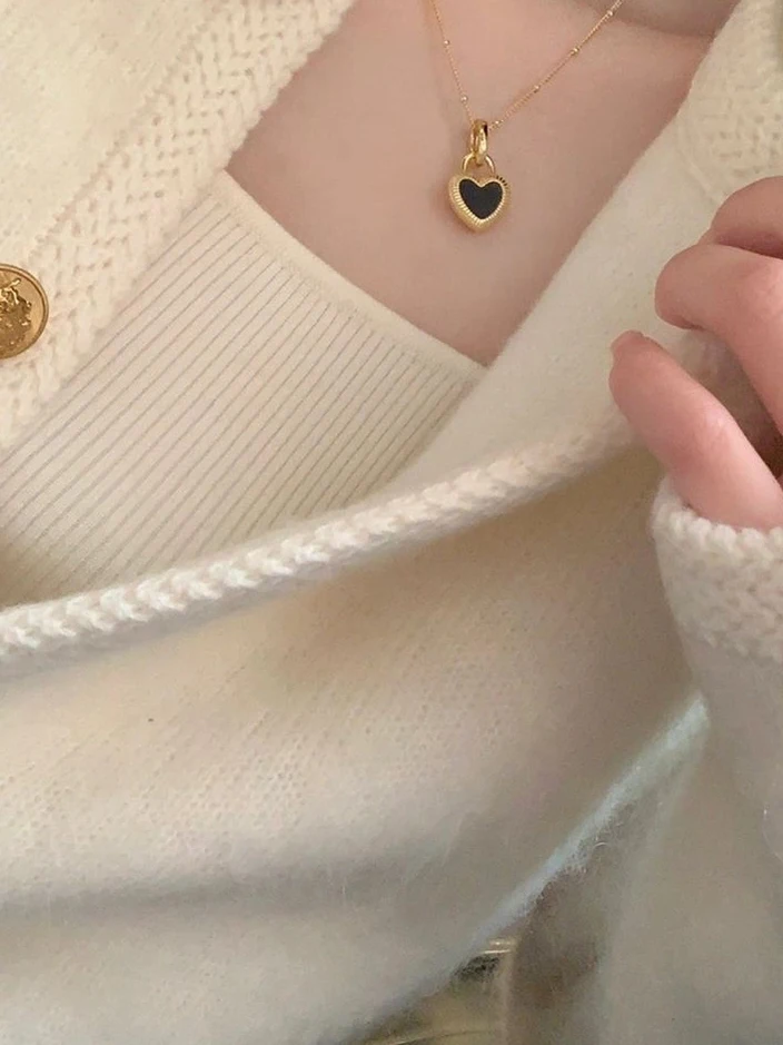 Petit Fraance Sle Camere tricoté pull manteau femmes début hiver 2025 nouveaux vêtements d'extérieur haut de gamme ouvert Cardigan