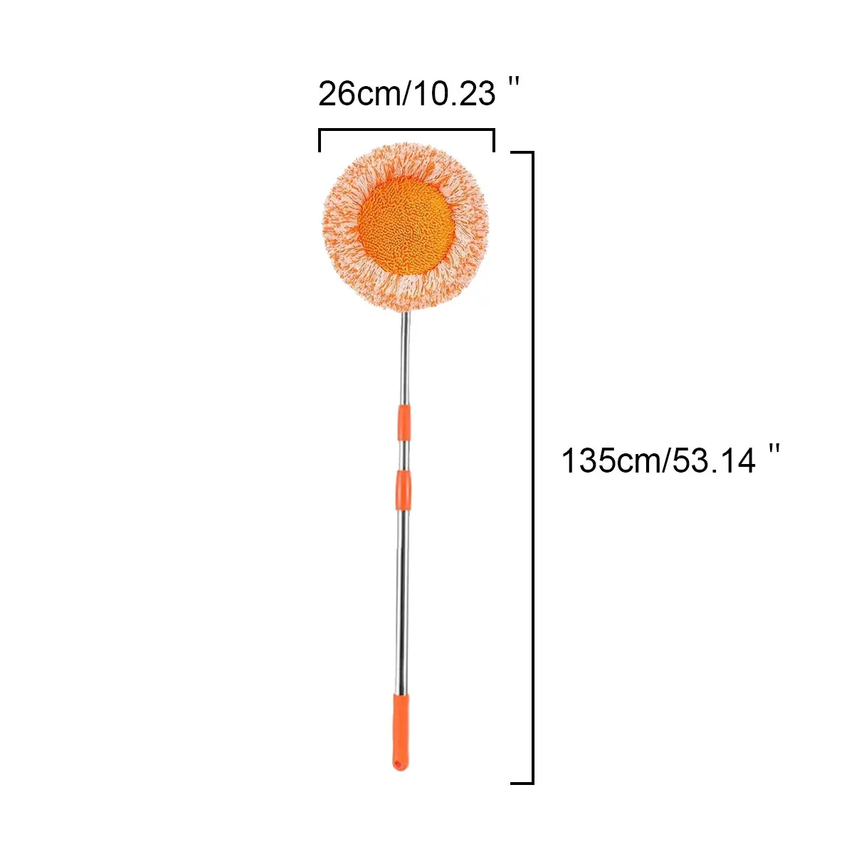 New Rotatable Sunflower Household Supplies Round Cleaning Mop with Extension Pole for Wall