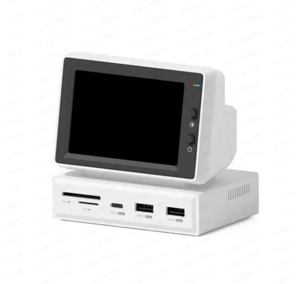 

Small Computer Secondary Screen Desktop Docking Station Chassis Aida64 Monitoring Small Screen Host Temperature Display