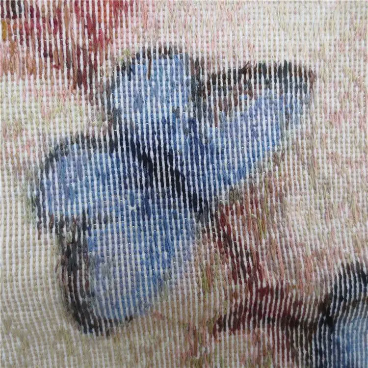 Embroidered handmade cross stitch finished product, blue butterfly love, new living room oil painting, hanging painting, full