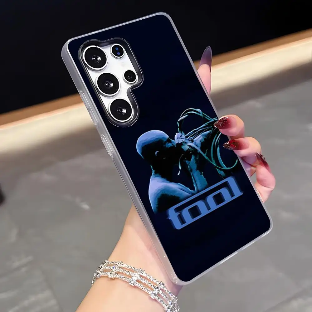 Music T-Tool Band Phone Case For Samsung S26 S25 Plus S24 Plus S22 Ultra S23 FE S21 Plus S21 Ultra Jelly Cover