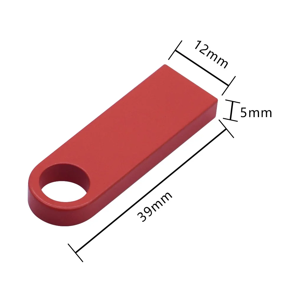 Металлический USB флеш-накопитель с бесплатным логотипом, 10/ 50/100 шт./партия, 64 ГБ, 32 ГБ, 8 ГБ, 4 Гб, флеш-накопитель, USB флешка, 128 Мб, 512