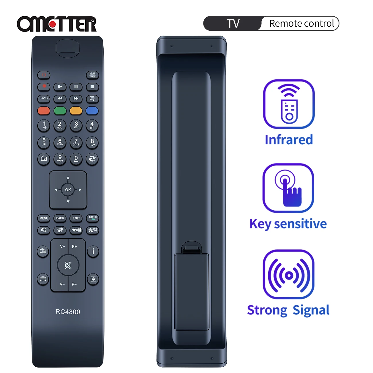 New RC4800 Universal TV  Remote Control for JVC Smart LCD Controller