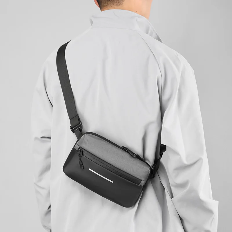 

Brand Men's Chest Bag Urban Fashion Large Male Crossbody Japanese Oxford Cloth Designer Shoulder Bag for Husband Travel Sports