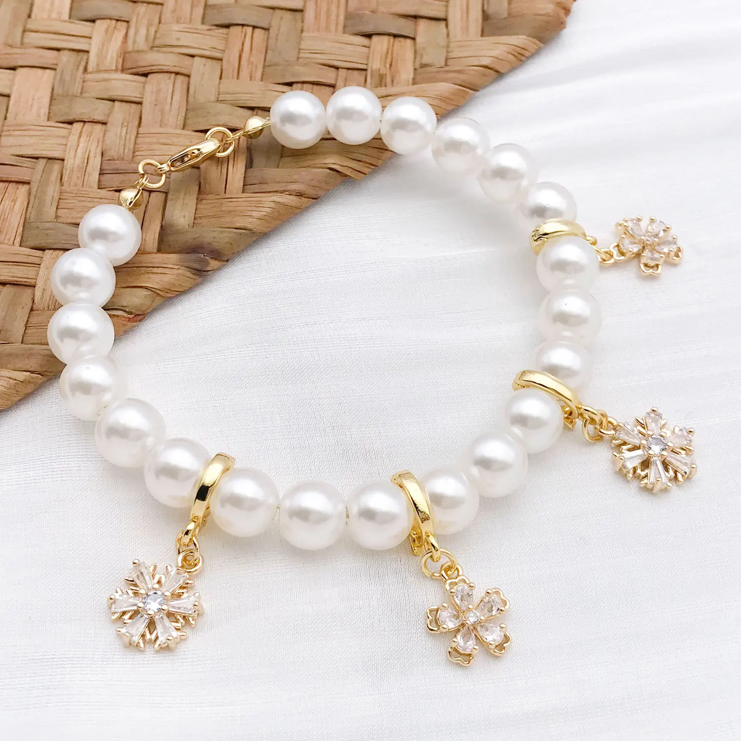 5 قطعة 18 كيلو الذهب الحقيقي مطلي النحاس متمحور السحر محسن الكفالة المشابك ل سوار ذاتي الصنع قلادة أقراط صنع المجوهرات اكسسوارات #5