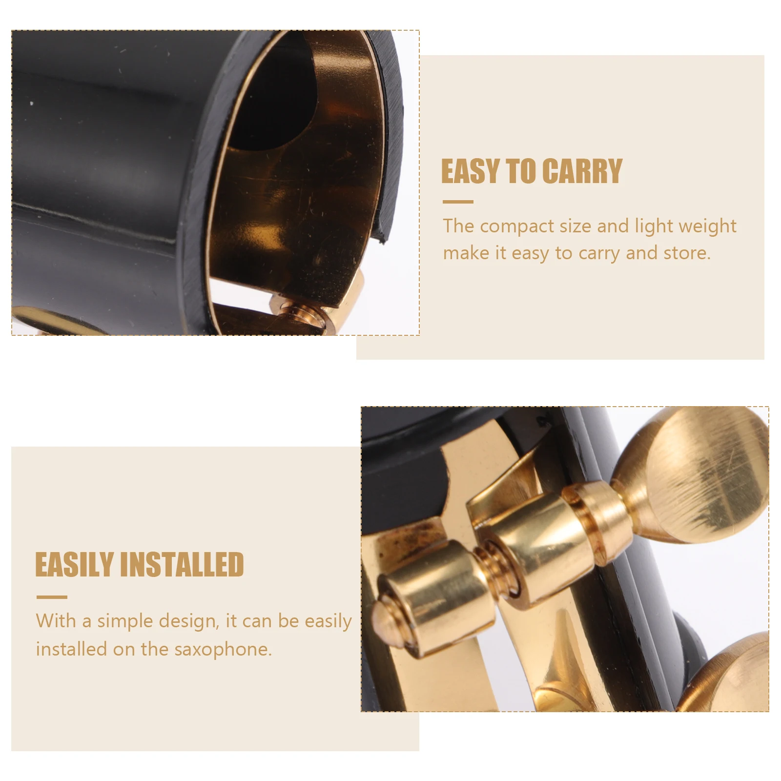 

Saxophone Hat Alto Ligature for High Mouthpiece Mouthpieces Clamp Clarinet Accessories Component
