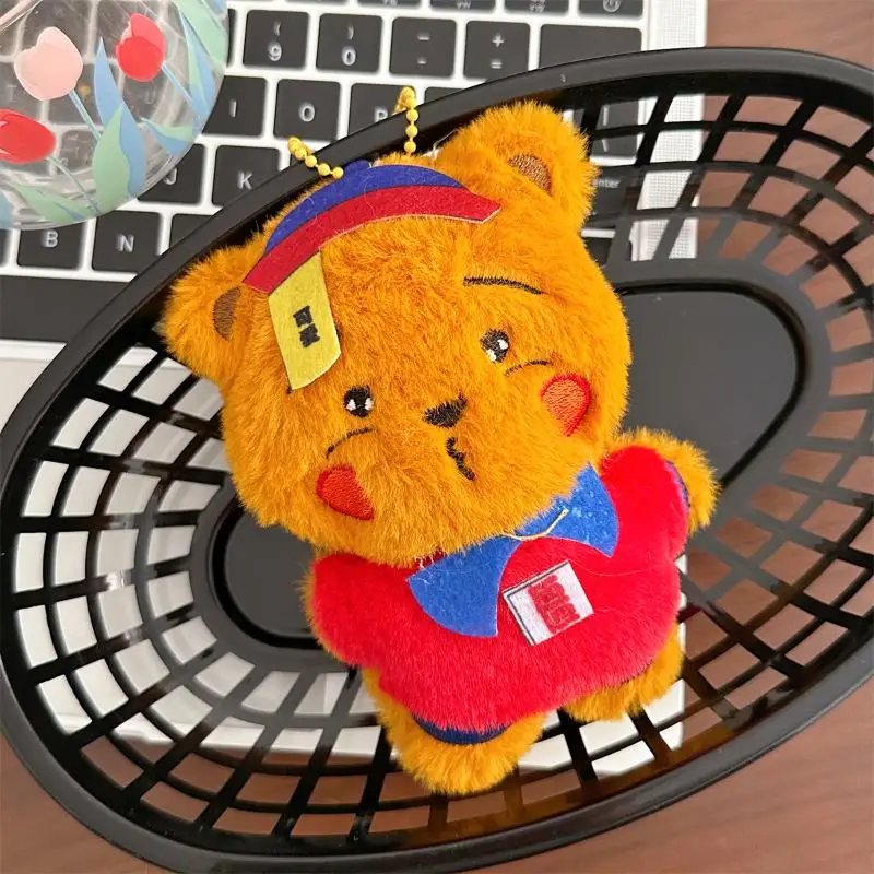 พวงกุญแจตุ๊กตาหมีการ์ตูนน่ารัก 1 ชิ้น ของตกแต่งกระเป๋าเป้ ของขวัญคู่รัก ตุ๊กตาซอมบี้ตลกๆ