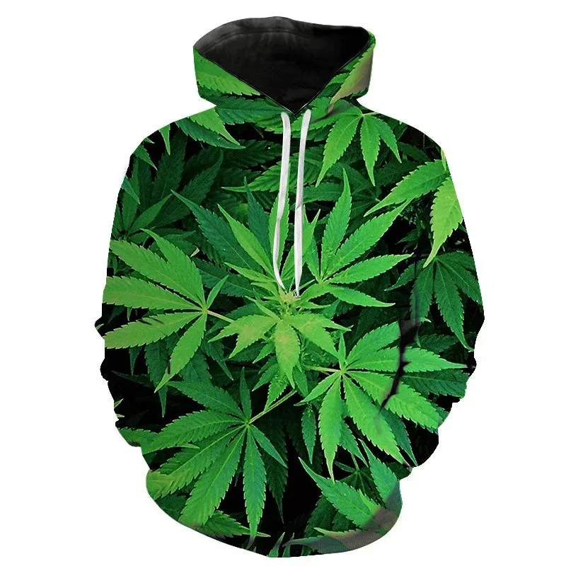 Children's Weed Leaf 3D Printed Pullover, Sweatshirts, casaco com capuz, Cool Hoodies, Streetwear, menino, menina, crianças,