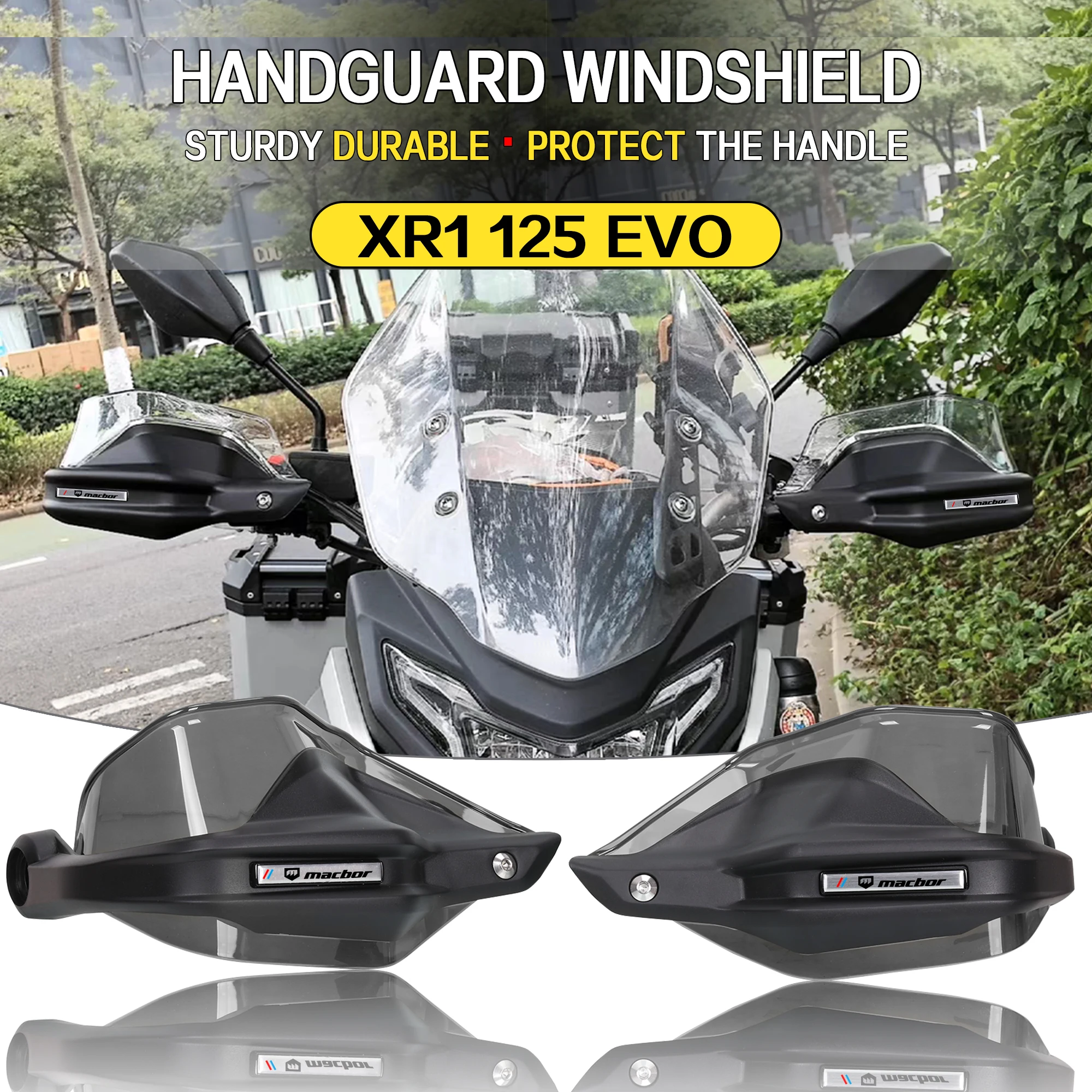 

Для Montana XR1 125 EVO Macbor 125 EVO руль мотоцикла, поручни, ветрозащитный щиток, защита рычага