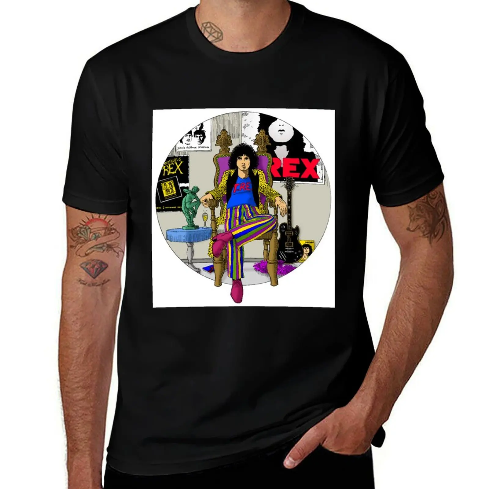 Marc Bolan - 20th Century Boy T-Shirt Casual Simple Design Short Sleeve Shirt T-Shirt