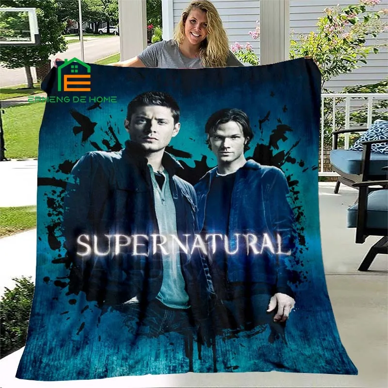 Supernatural Flannel Throw Blanket Warm Blanket for Home, Picnic, Travel, Plane, Office and For Adults, Kids, Elderly 5 Sizes