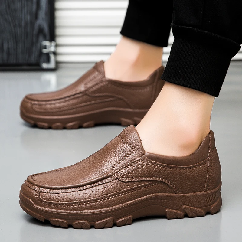Kochschuhe für Herren, wasserdicht und ölbeständig, Küchenarbeitsschuhe, ultraleichte, rutschfeste EVA-Freizeitschuhe mit weicher Sohle für Herren, Gartenschuhe – Detail 19
