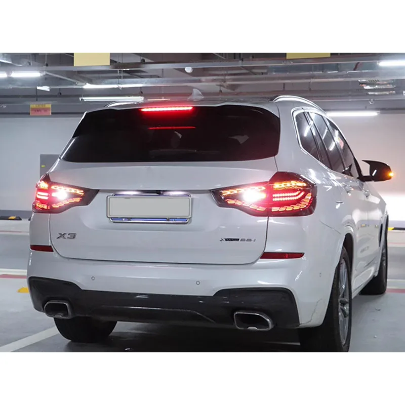 

Car Taillights For BMW X3 G08 2018~2021 Taillights LED Modified Double Dragon Scale Style Taillights Daytime Running Lights