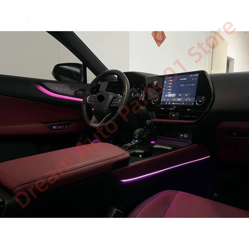 For Lexus NX 2022-2025 Dynamic Atmosphere Lights Automotive Interior Lighting Upgrade Auto parts LED Ambient Light Starry Sky