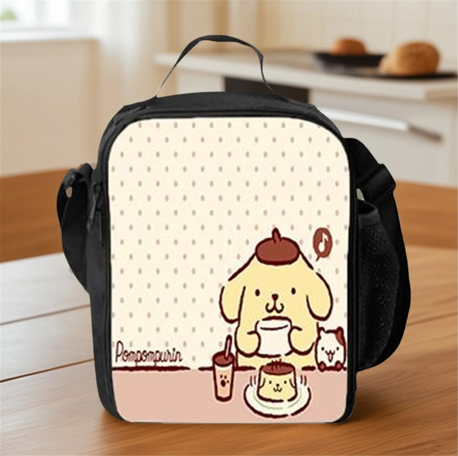 

Pom Pom Purin Cute Lunch Bag for Boy Girl-Back to School Thermal Bag Waterproof Picnic Bag Insulated Lunch Tote for Kid