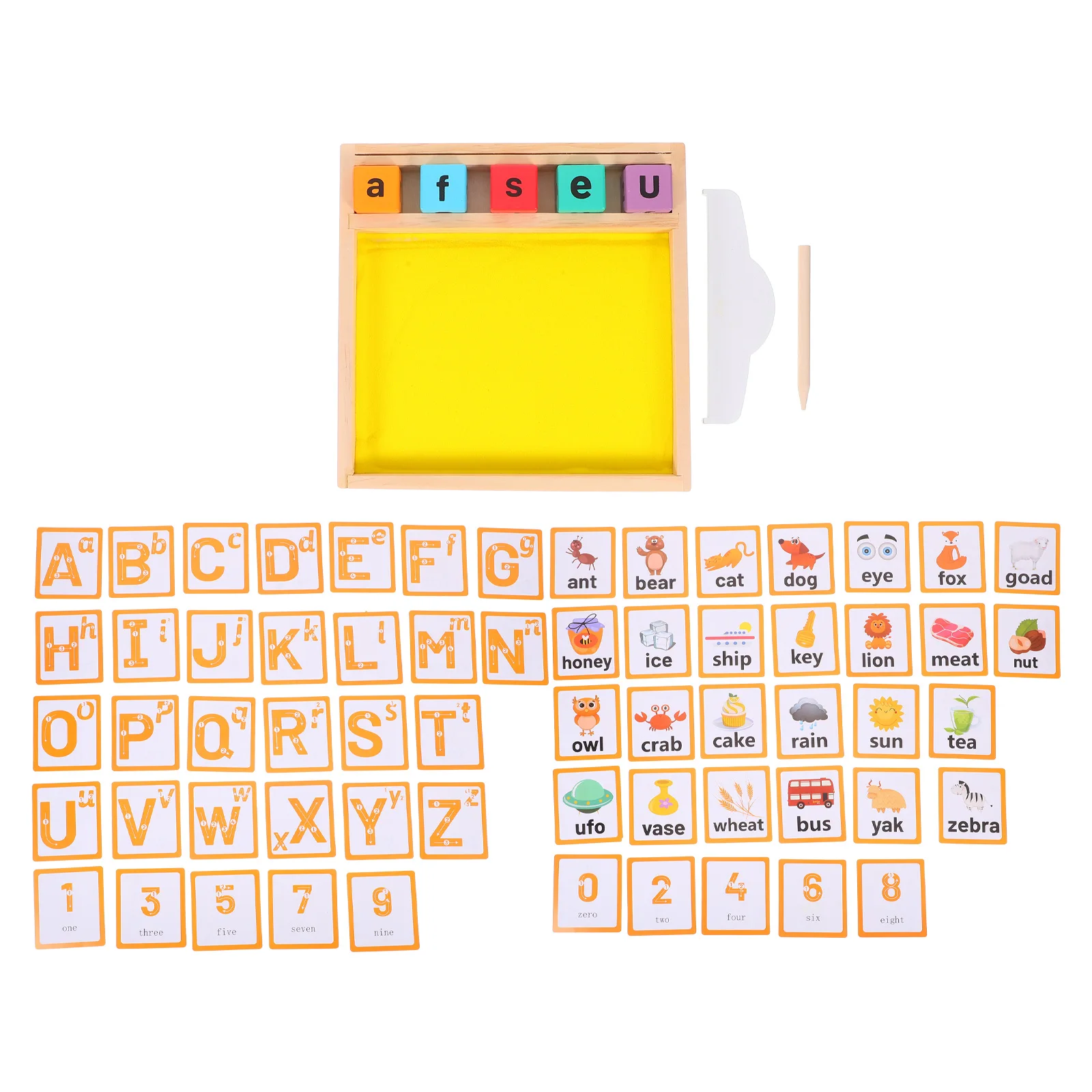 

Montessori Educational Toys Kids Tray Wooden Sensory Writing Boards Alphabet Learning S Mold H Eye Coordination Tactile