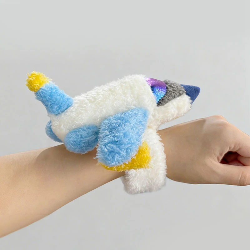 20 cm Nette Slap Band Tier Armband Armband Schwein Fuchs Panda Waschbär Papagei Plüsch Hand Ring Armband Weiche Spielzeug Kreative geschenk – Detail 35