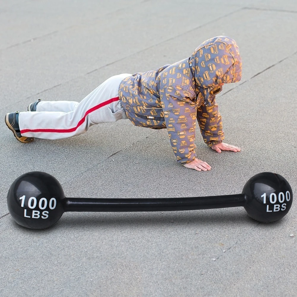 ألعاب دمبلز قابلة للنفخ من كلوريد البولي فينيل للأطفال ، ثقالة لياقة بدنية سميكة ، لعبة رياضية للطفل