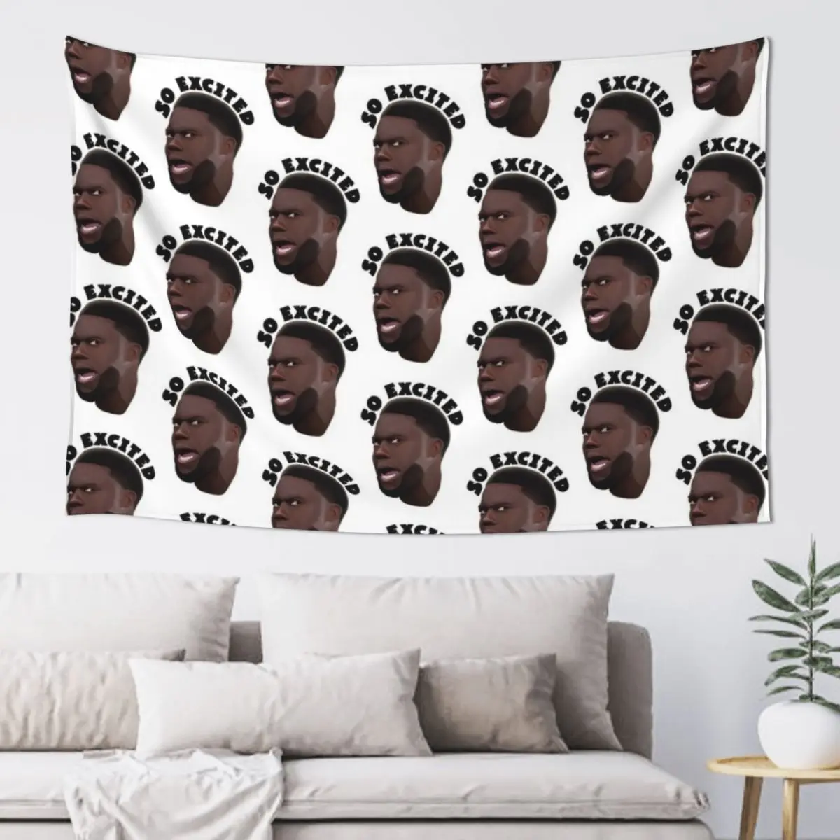 

Kevin Hart So Excited Tapestry Mushroom Home Decoration Accessories Japanese Room Decor Room Decor Cute Tapestry
