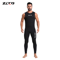 3mm Neoprene Wetsuit Sleeveless One Piece Wetsuit Ultra Elastic Diving Suit Open Water Spearfishing Snorkeling Surfing Swimsuit