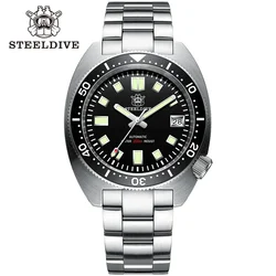 STEELDIVE SD1977 Multi Color Dial Mechanical Men's Wristwatch NH35 Movement 200M Waterproof Luminous Watch