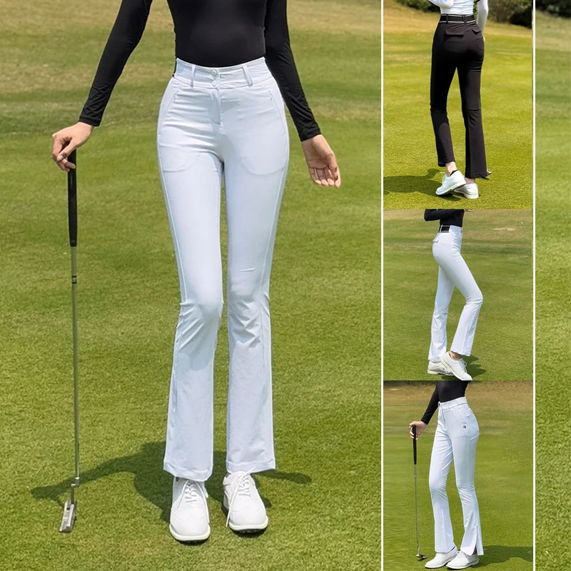 

SG Golf Women Pants High Waist Slim Soft Trousers Ladies Spring Summer Breathable Flared Sweatpants Outdoor Sports Golf Pants