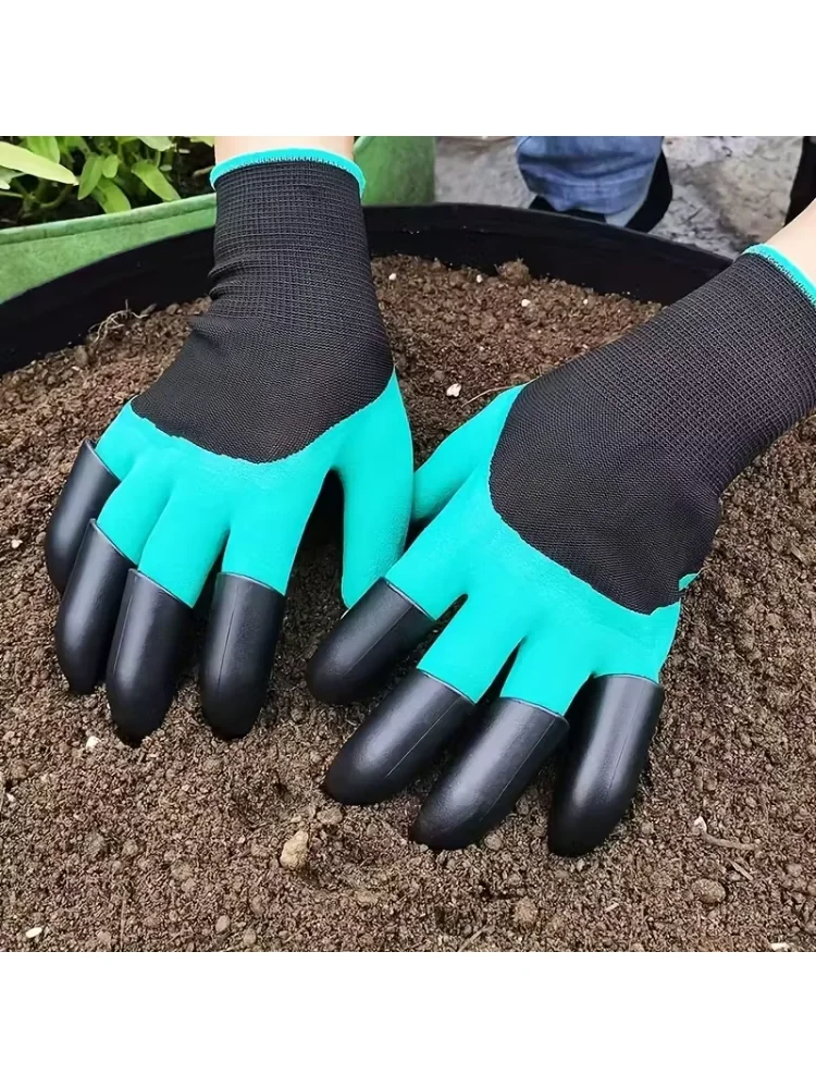 8Pcs Hand Claws Gardening Digging Claws - Waterproof ABS Plastic Work Gloves Durable Doting Plant Propagation Outdoor Tools