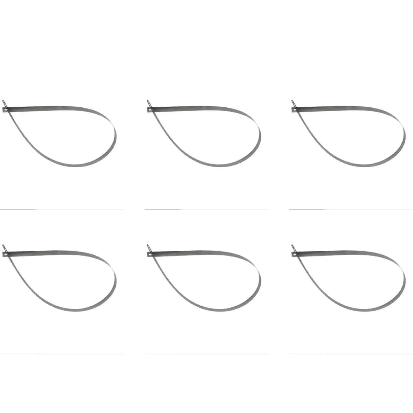 

EP-4001 RX585 R270 PM-A940 RX690 RX680 R290 RX595 E6738 RX685 Лента кодировщика 6 шт. для EPSON EP-302 R690 PX595 EP-706A PX660 P60