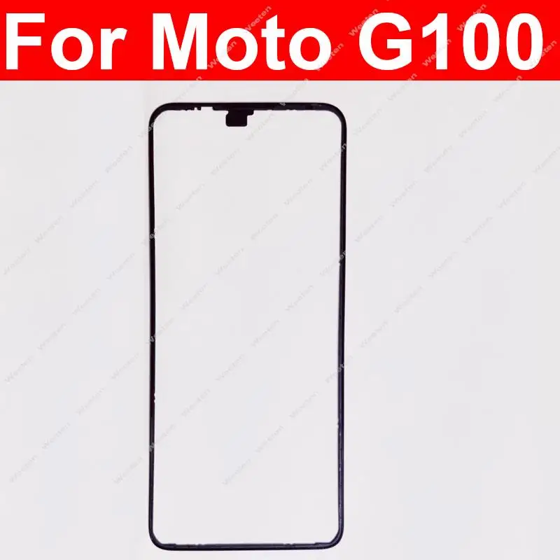 

Передняя рамка для Motorola MOTO G100, рамка для ЖК-экрана, замена корпуса