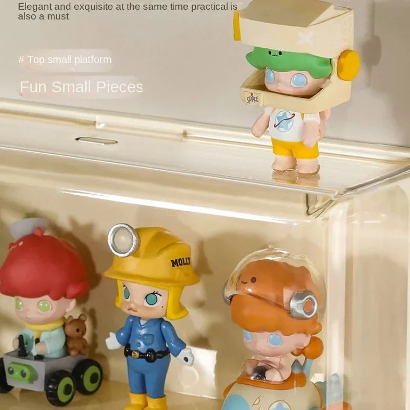 Blind Box Storage Rack Wall-Mounted Hand-made Display Transparent Action Figures Showcase Dolls Display Shelf Home Decor