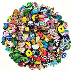 Lots of Random Style Shoe buckle Sandals, 6/30/60/200Pcs Assorted Varieties PVC Shoe Decorations Accessories