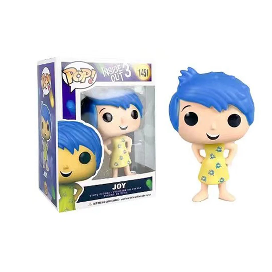 Funko pop pocket Disney Inside Out Kids Toy Figure Sadness Joy Anger Action Doll Toy   Desk Ornament Kid Birthday Gift