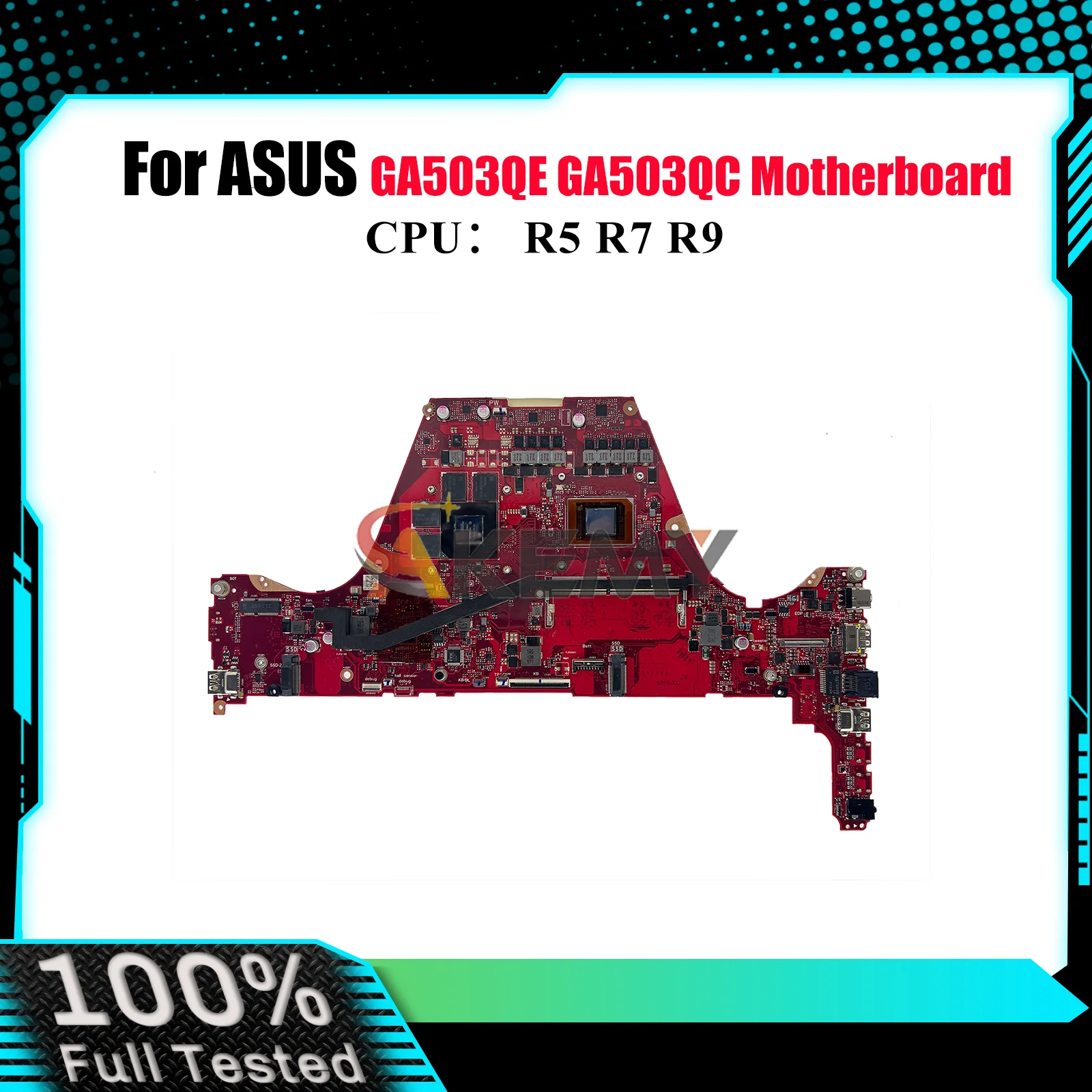 

GA503QE Laptop Motherboard For ASUS ROG Zephyrus G15 GA503QE GA503QC GA503Q Notebook Mainboard With R5 R7 R9 CPU 119% tests OK